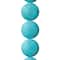 12 Pack: Turquoise Dyed Howlite Lentil Beads, 20mm by Bead Landing™